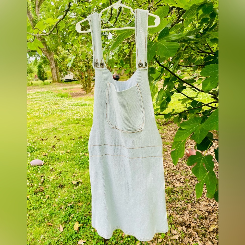 Zara Overall Dress Baby Blue